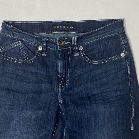 Rock & Republic | Denim Mid Rise Kendall Capri’s - Picture 4 of 9